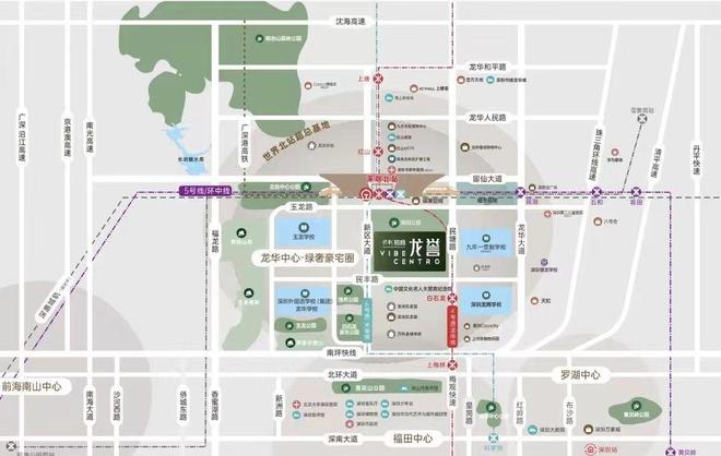 准现楼-深圳外国语龙华校区-北站双央企AG真人app保利招商龙誉-北站核心(图3)